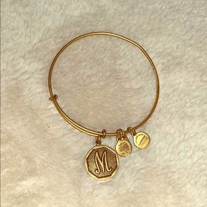 “M” Alex and Ani Bangle Bracelet